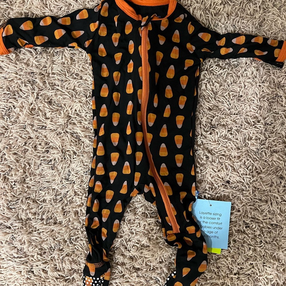 KicKee Pants candy corn Jammie’s. Brand new with tags